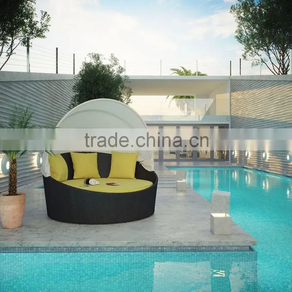 Wholesale China Outdoor Beach Round Chaise Lounge Chair photo-4