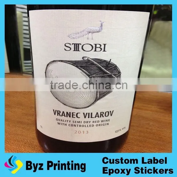 Custom Printing Self Adhesive Private Custom Wine Label,Adhesive Paper Roll Waterproof Wine Bolle Label photo-2