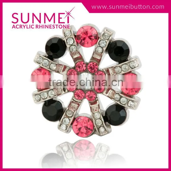 Made in Taiwan Crystal Star Rhinestone Button photo-4