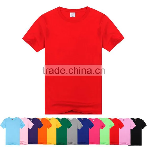 2016 Customized Logo Wholesale Colorful T Shirt photo-2