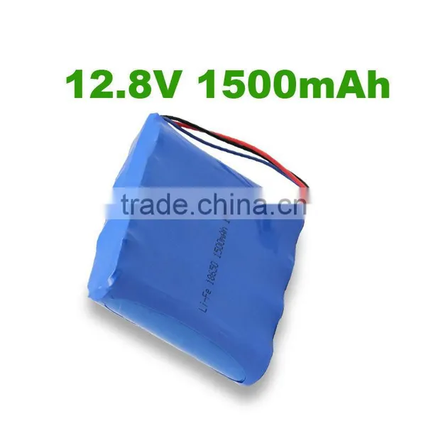 12.8V 1500mAh LiFePO4 Battery