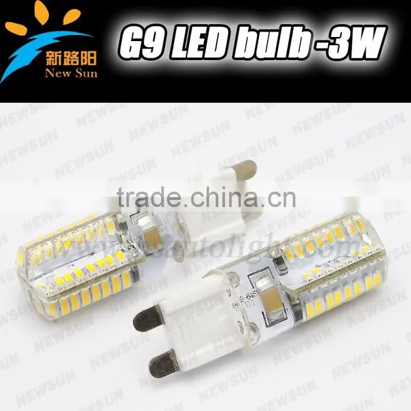 G9 Led Bulb Lamp 220V 3W LED Spotlight 3014 SMD White LED Corn Bulb Light Warm White g9 Led Crystal Chandelier Light