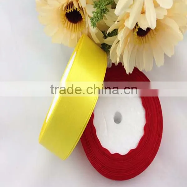 Wholesale 100% Polyester Satin Ribbon Bulk Christmas Satin Ribbon,China Ribbon Supplier 25yards/roll photo-4
