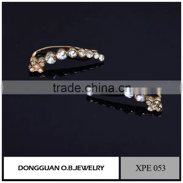 Fashion Jewelry Gold Earring Design With 24k Gold Plated/Earring For Young Women photo-3