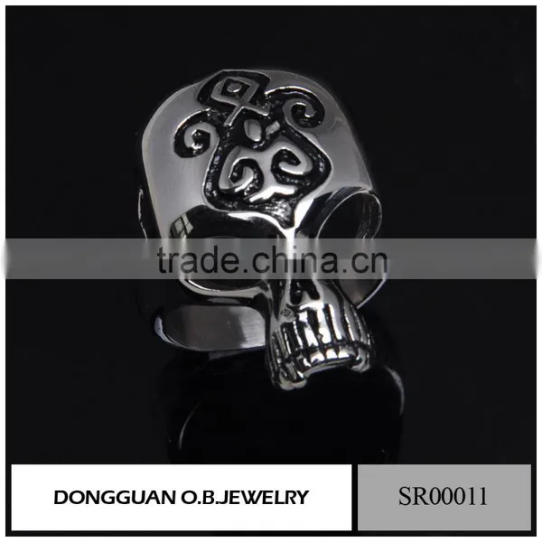 European American Trend Skull Ring/Custom Stainless Stee Ring For Men photo-4