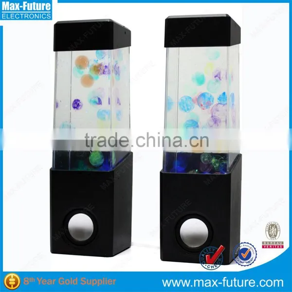 F-1218M Mini Marble Dancing Water Subwoofer Speaker With Music Beats and Color Changing photo-3