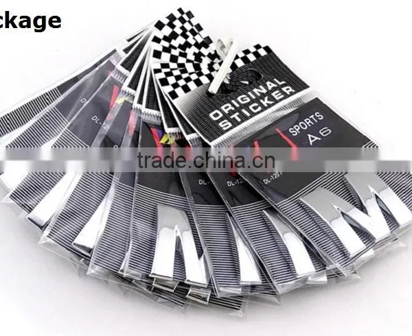 Wholesale Chrome Letters Car Sticker Custom Logo photo-4