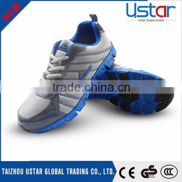 New Design Cheap Portable PU Mesh Man Sport Shoes photo-2