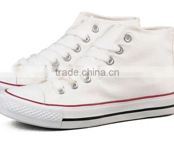 2016Fashion High Top Sneakers Unisex Canvas Shoes Lace up Shoes photo-2