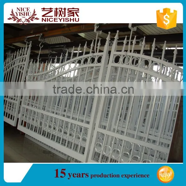 2016 New Style Luxury Wrought Iron Gate, Steel Gate Design in the Philippines on .com photo-6