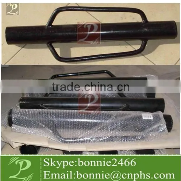 Bitumen coated post driver for T post