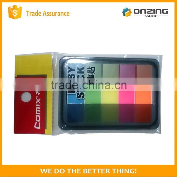 5 Colors Pet Sticky Notes in Mini Case Clear Removable Stickers photo-5