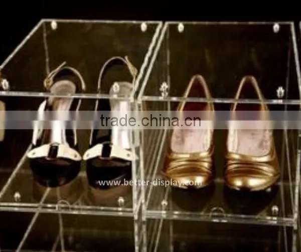 Acrylic Clear Hard Plastic Shoe Box Wholesale photo-4