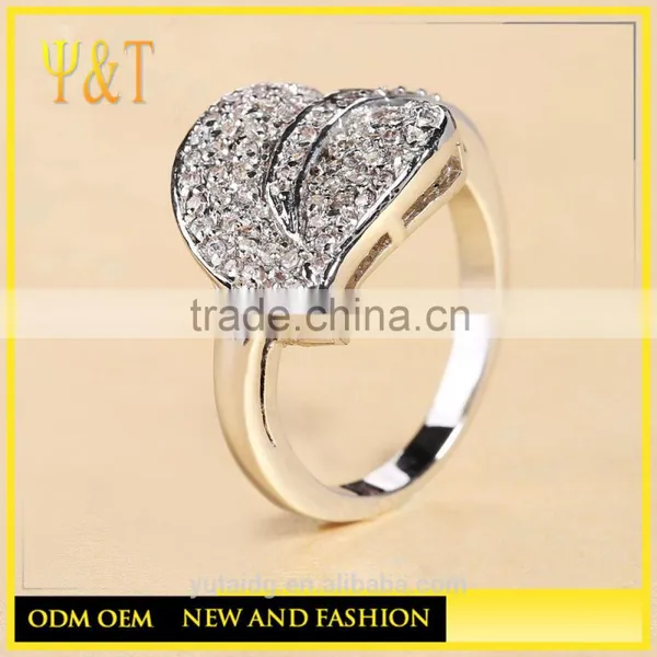 Jingli Jewelry Hot Sale Peach Heart Silver Engagement Ring (YJ-447) photo-2