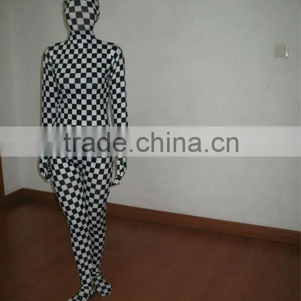 Chessboard Checkered Zentai Suit
