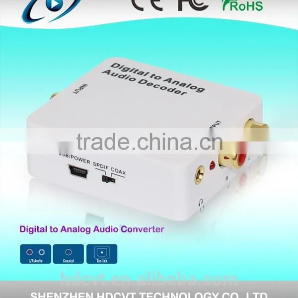 Dts Toslink to Rca Audio Decoder