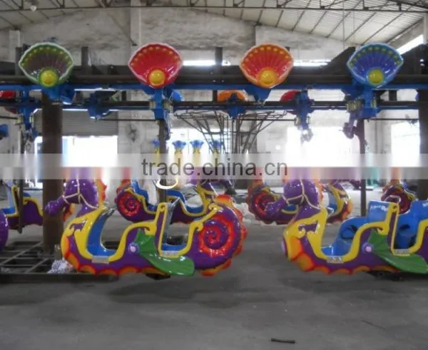 Christmas Carnival Rides New Carousel With Sea Horse for Sale photo-5