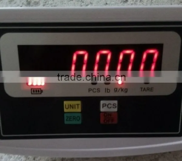 2016 Newest Best Sell 4 Keys ABS Plastic Weighing Scale Indicator photo-3
