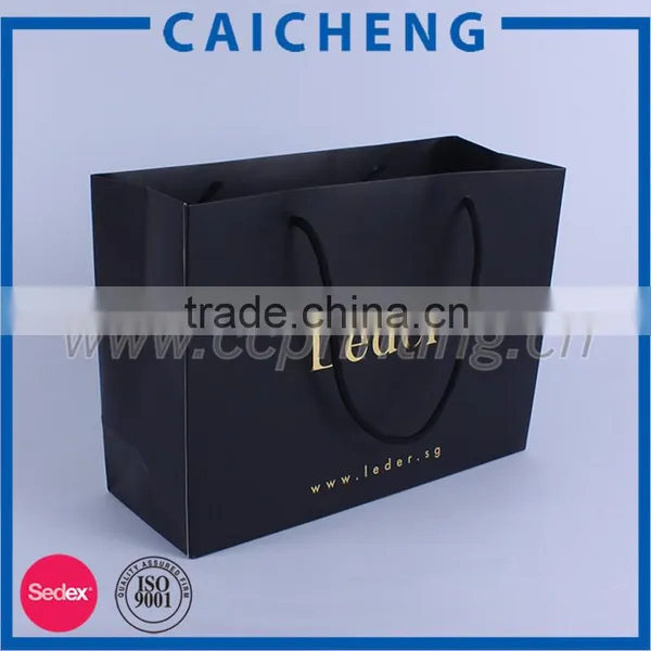 Cheap Brown Kraft Paper Shoe Bags With Handles photo-3