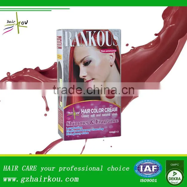 Hair Color Cream no Ammonia/no Peroxide Hair Color Dye photo-4