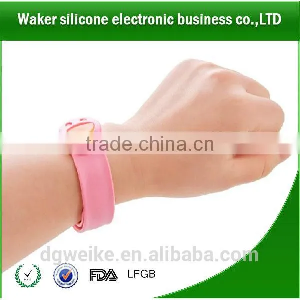 Silicone Slap Bracelet, Custom Silicone Slap Bracele for Bugslock