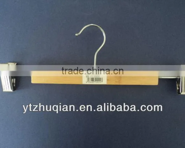 High Quality Rubber Coated Coat Bamboo Hanger for Coats