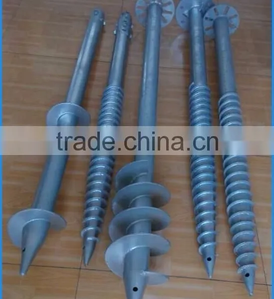 Hot Selling Carbon Steel Ground Screw for Solar Stand photo-3
