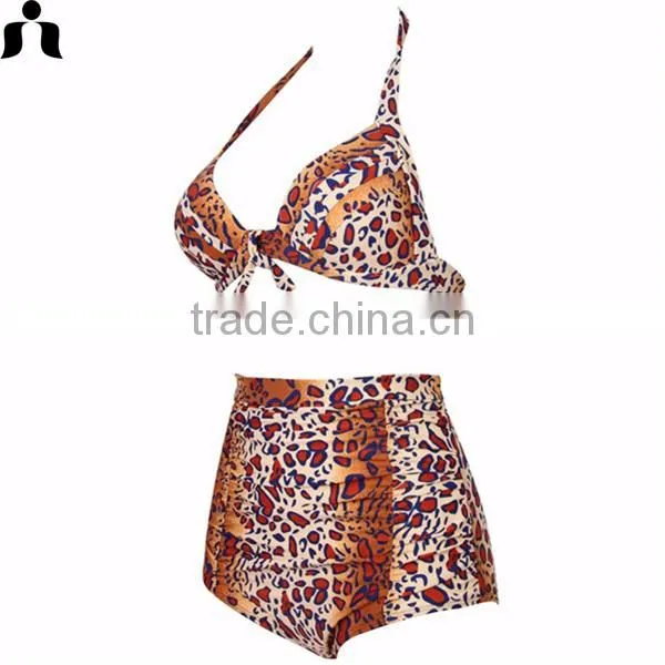 High Quality Beautiful Women Sexy High Waist Woman Swimwear photo-5