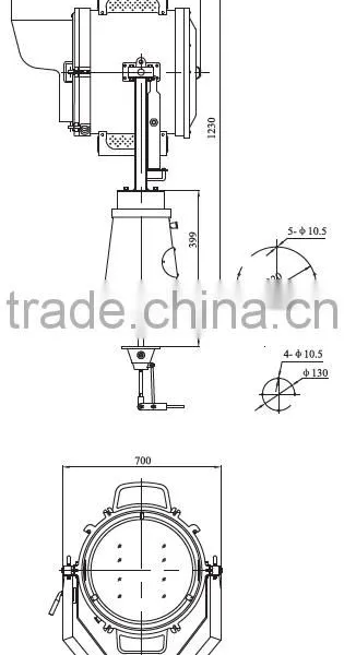 China High Quality Marine Search Light Tz1 1000W photo-2