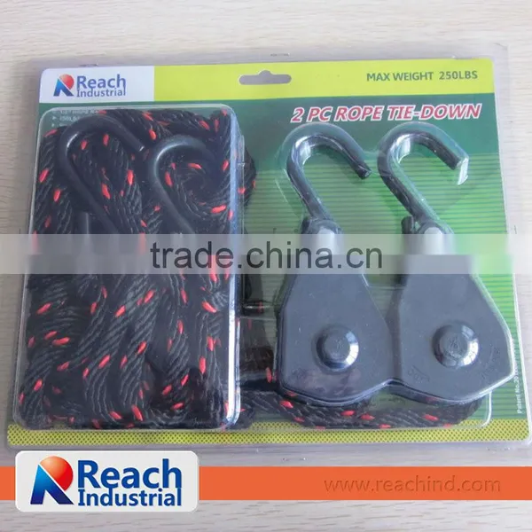 3/8" Polypropylene Rope Pulley-2pcs Pack photo-3