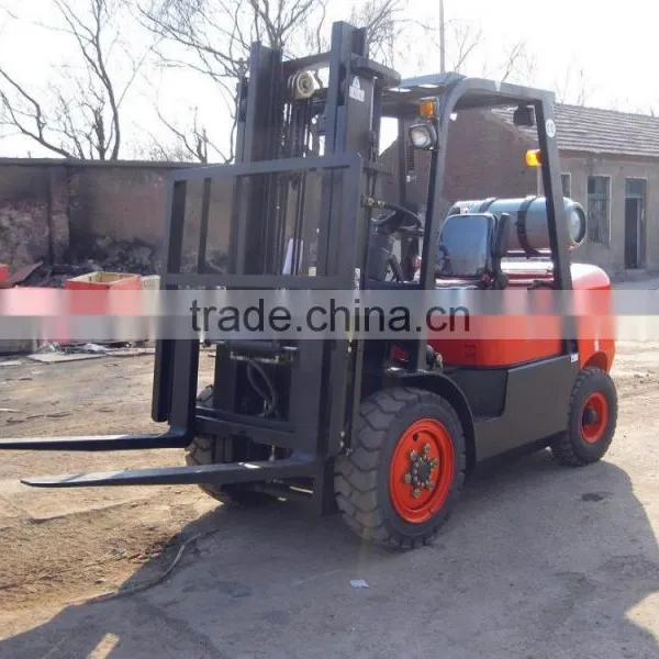 3.5Ton LPG/Gasoline Forklift Truck With Japan Nissan K25 Engine, Good Price photo-3