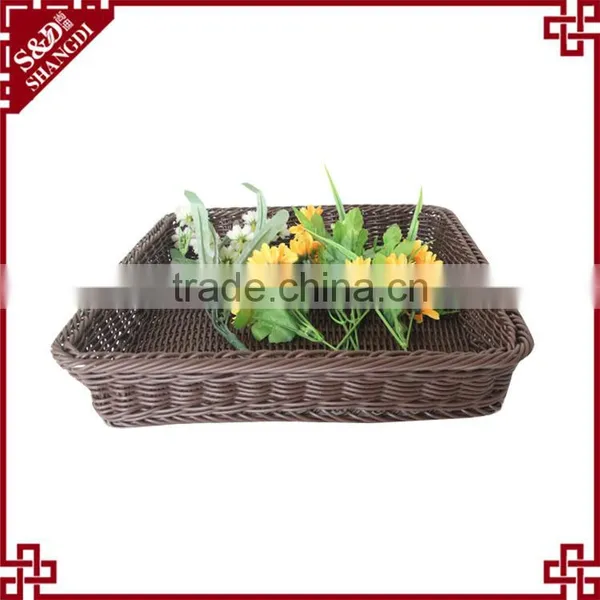 Cute Rattan Widely Use Storage Food Basket Bread Display Stand photo-3