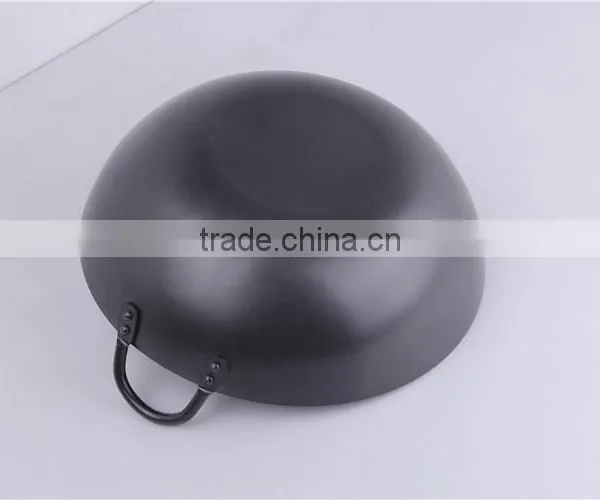 Best Hand Hammered Cantonese Big Industrial Carbon Steel Wok photo-2