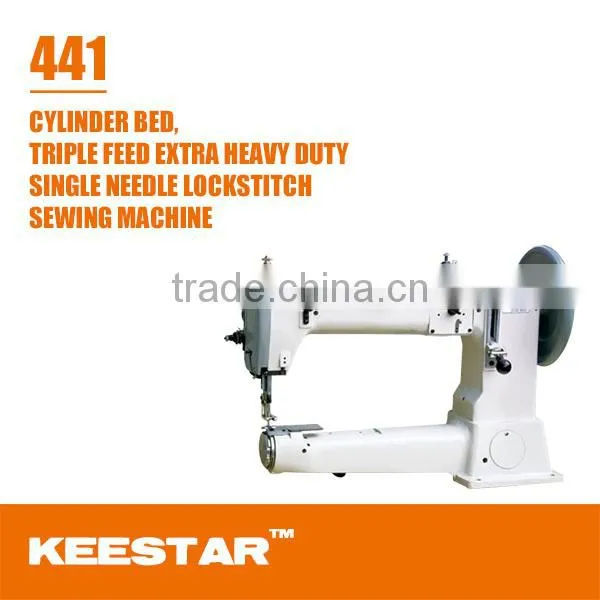 441 Top and Bottom Needle Feed Cylinder Bed Heavy-duty Lockstitch Sewing Machine Type
