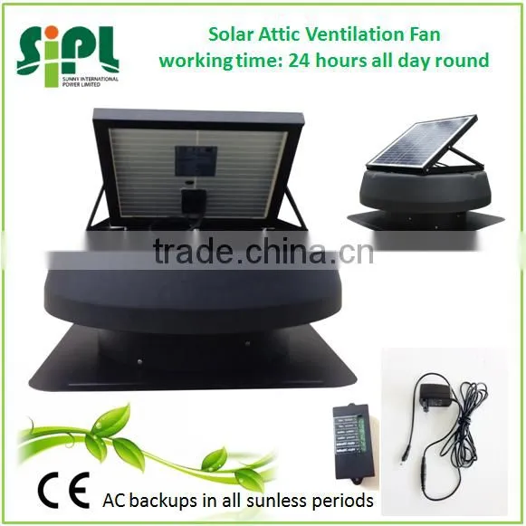 14 Inch Solar Roof Extractor Fan photo-2