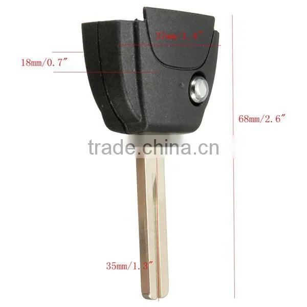 Remote Case Flip Key Head Part With Uncut Blade For VOLVO S60 S80 V70 C70 C90 photo-4