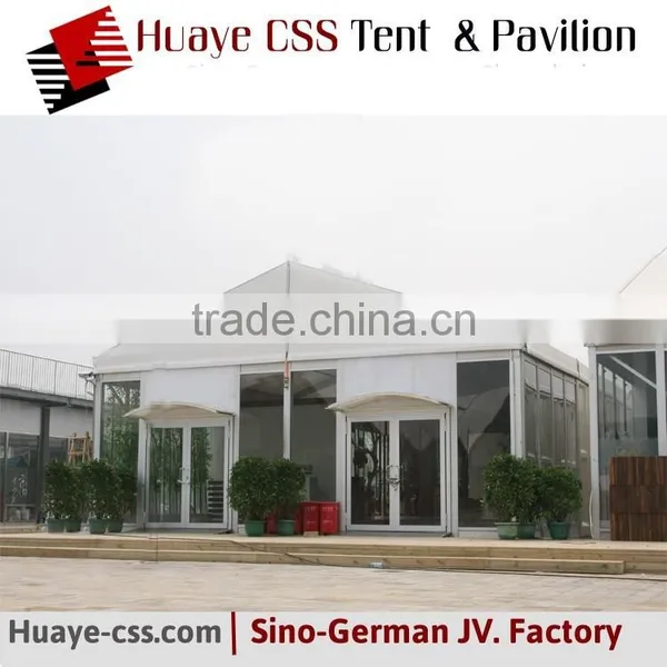 Clear Glass Solid Wall Standard Tent Marquee for Sale photo-4