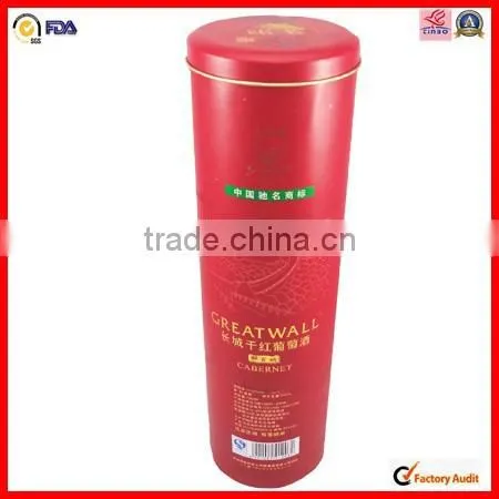 High Grade Red Wine Packing Metal Tin Can photo-4