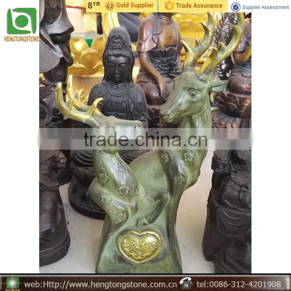 Bronze Deer Statue Head For Sale photo-2