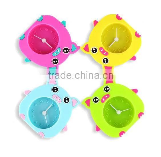 Pig Shape Silicone Alarm Clock photo-3