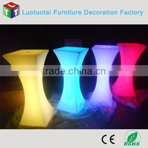 Led Square Cocktail /tea/ Coffee Table With Light photo-6