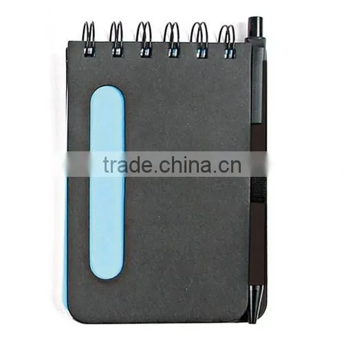Cheap Promotional Wholesale Spiral Notebook With Pen photo-3