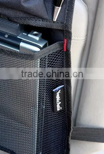 Car Auto Front or Back Seat Organizer Travel Storage Bag Black Color photo-4