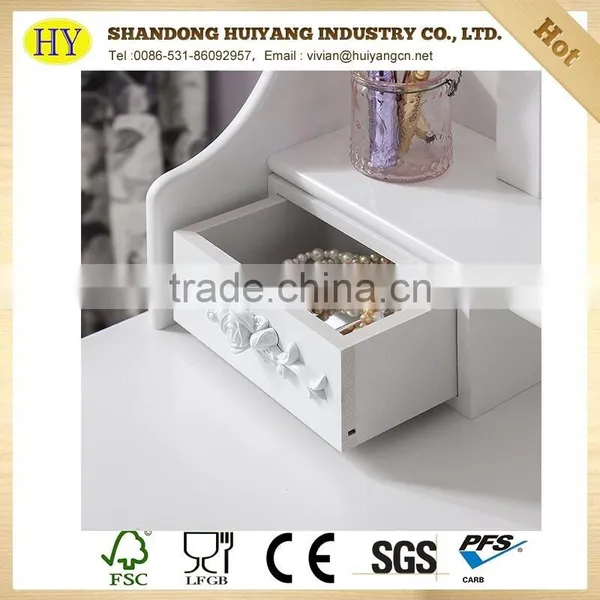 Custom Bedroom Chest Wooden Dressing Table photo-4