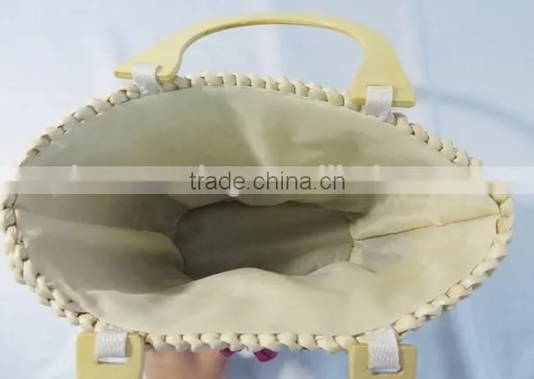 Mini Innovative Summer Woven Straw Bag Beach Natural photo-6