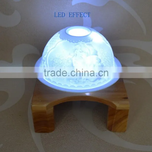 Factory Supply Ceramic Decoration Lamp With LED Bulb photo-5