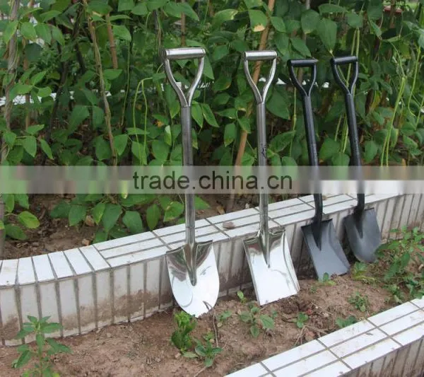 High Quality Stainless Steel D Shape Garden Hand Snow Shovel photo-2