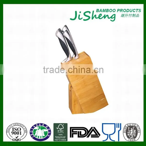 New Design Eco-friendly Bamboo Knife Block photo-4
