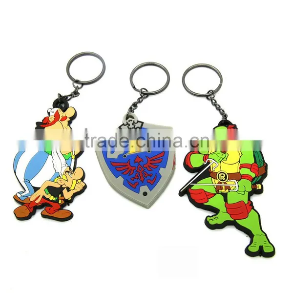 Factory Directly Sale 2016 Wholesale Cheap Lover Soft Pvc Keychain photo-4