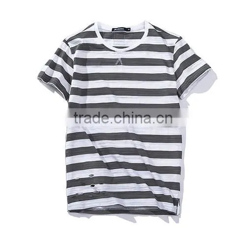 New Pattern New York Mens Fashion Bulk Blank Vintage Stone Washed T-shirts Wholesale 2017 Patterns photo-3